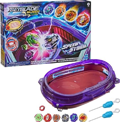 Beyblade Burst Surge Speedstorm Slayer Showdown Battle Set Offer At Myer