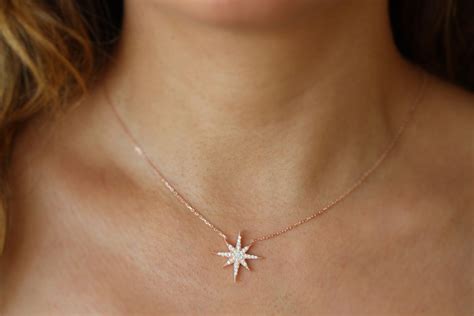 Stunning Sterling Silver North Star Necklace