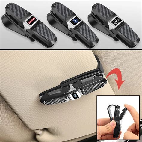 Car Eyeglass Holder Glasses Storage Clip Interior For Mini Cooper R