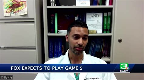 UC Davis Doctor Talks About De Aaron Fox Injury YouTube