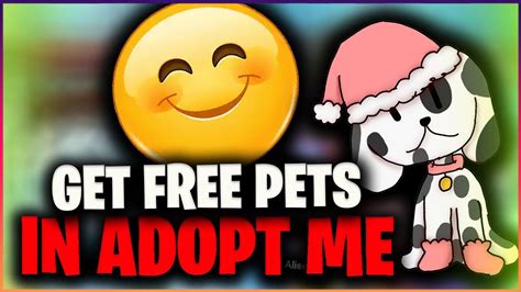 How To Get Free Pets In Roblox Adopt Me Youtube