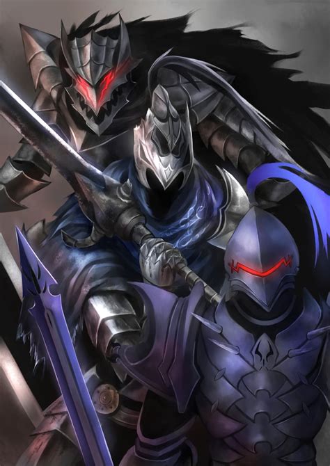 Berserker Guts Lancelot And Artorias The Abysswalker Fate And