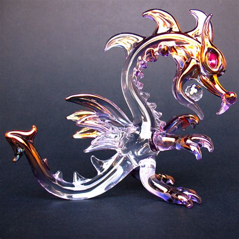 Hand Blown Glass Dragon Classic Prochaska Gallery