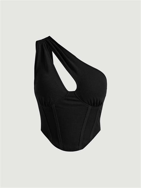 Vince One Shoulder Top Farfetch Artofit