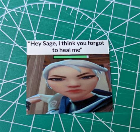 Valorant Jett Mains Joke Sticker Meme 1.5 X 1.5 - Etsy