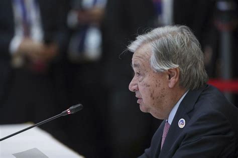 Putin E Guterres Re Nem Se Na Quinta Feira Margem De Cimeira Dos