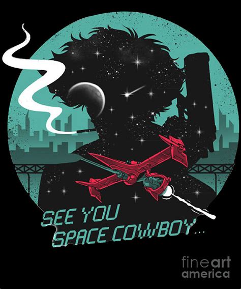 Cowboy Bebop Spike Spiegel See You Space Cowboy Drawing by Anime Art - Fine Art America