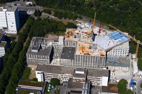 Luftbild Karlsruhe Baustelle F R Einen Erweiterungs Neubau Auf Dem