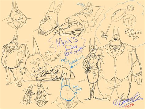 Maxs Dad Final Concept Page By Leemonz On Deviantart