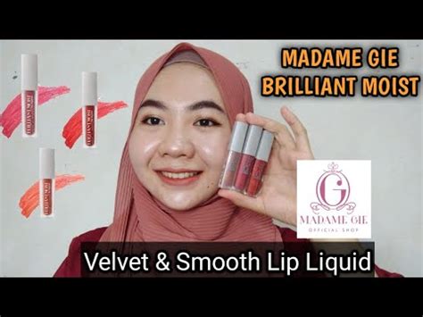 Review MADAME GIE BRILLIANT MOIST VELVET SMOOTH Lip Liquid YouTube