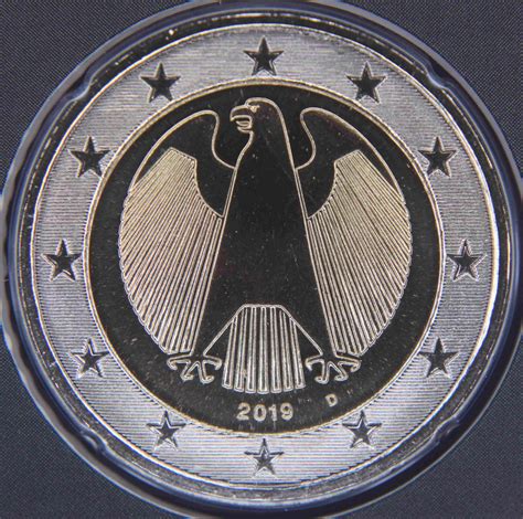 Germany 2 Euro Coin 2019 D - euro-coins.tv - The Online Eurocoins Catalogue