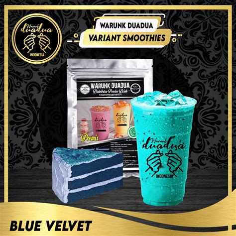 Jual Blue Velvet Kg Bubuk Minuman Premix Blue Velvet Powder Drink