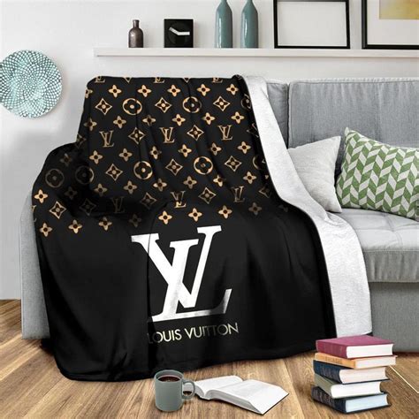 Luxury Black Fashion Louis Vuitton Blanket Rosamiss Store My Luxurious Home