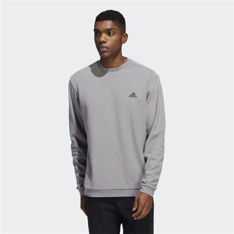 adidas Men's Golf Core Crew Sweatshirt - Grey adidas US