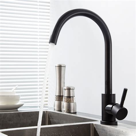 Stainless Steel Kitchen Sink Faucet Mixed Rotation Hot And Cold Water Faucet With Hose