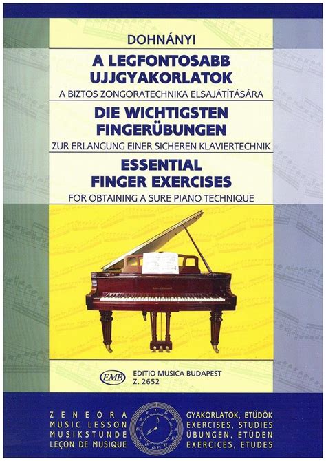 Dohnanyi Essential Finger Exercises Uk Books