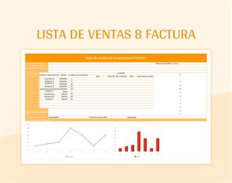 Plantilla De Excel Documento De Formulario De Orden De Venta Y Hoja De