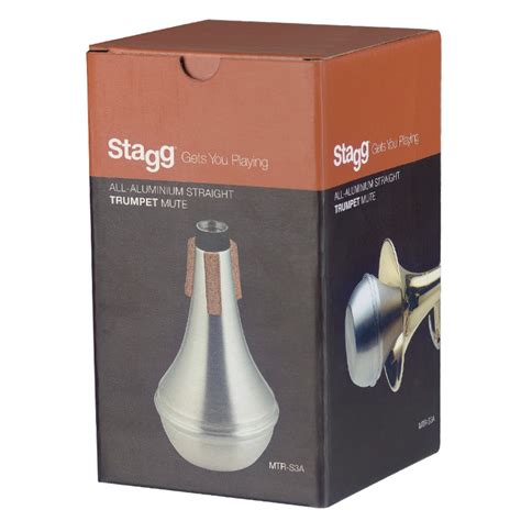 Stagg Straight Trumpet Mute All Aluminium Gear4music