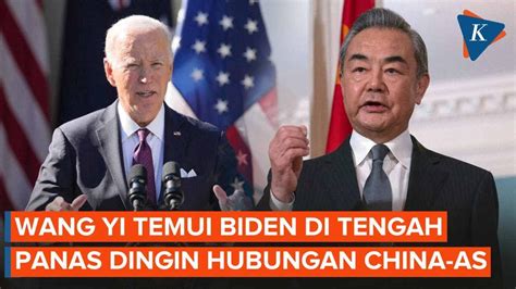 Menlu China Wang Yi Temui Presiden AS Bahas Kemungkinan Pertemuan Biden