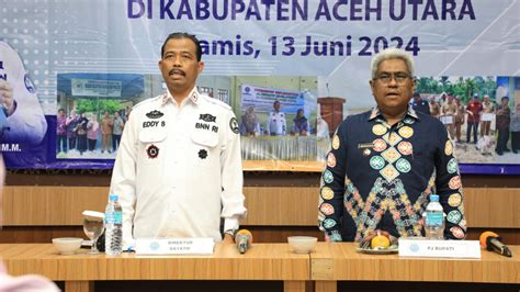 Pj Bupati Aceh Utara Apresiasi BNN Dan Siap Dukung Pencegahan Narkoba