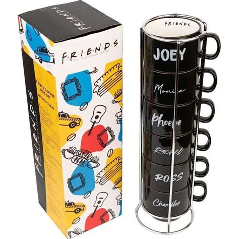 Lot De Tasses Caf Friends Tasses Empilables Avec Support Tasses