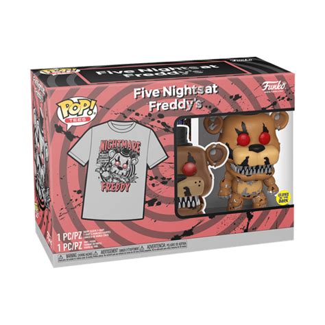 Glow In The Dark Nightmare Freddy Five Nights At Freddys FNAF Funko Pop