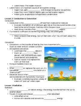 Meteorology Weather Climate Chapter Guided Notes By T Burds Tpt