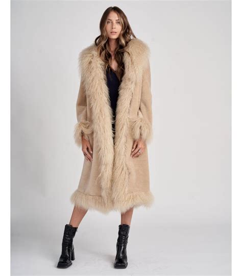 Sheepskin Coat With Mongolian Lamb Fur