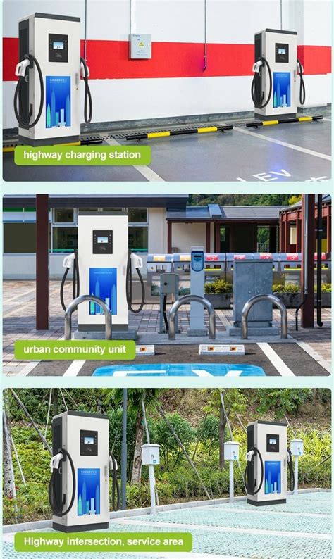 120 Kw Double Guns Charging Station Ground Mounted Type Delicate