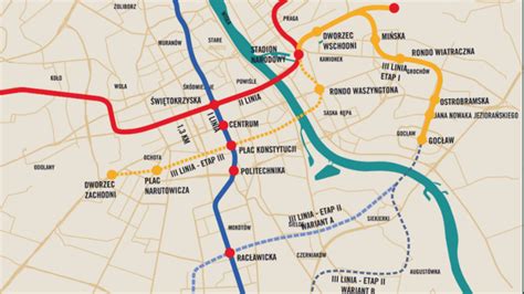 Ruszy Budowa Iii Linii Metra W Warszawie Gdzie Zaplanowano Stacje