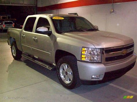 Silver Birch Metallic Chevrolet Silverado Ltz Crew Cab X