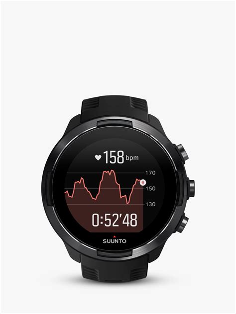 Suunto Baro Gps Sports Watch With Heart Rate Monitor Black