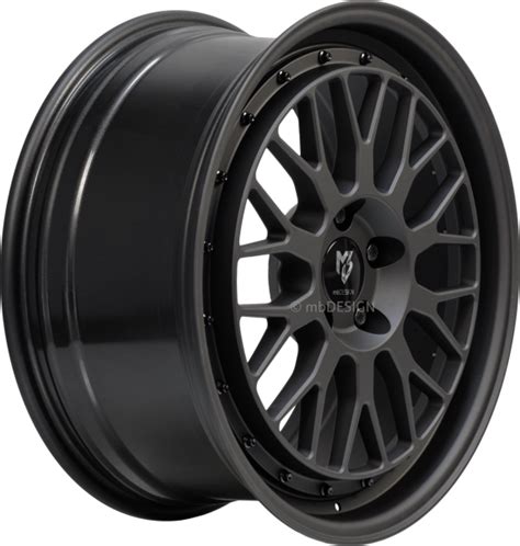 Tbl Tuning Mbdesign Lv1 7 5x18 Et20 4x108 Schwarz Stumpfmatt