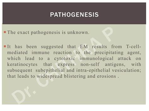 Erythema Multiforme Dr Chithra P Ppt