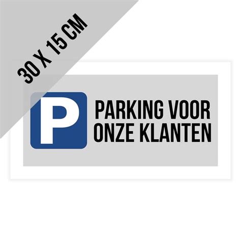 Pictogram Bord Geborsteld Aluminium Parking Voor Onze Klanten