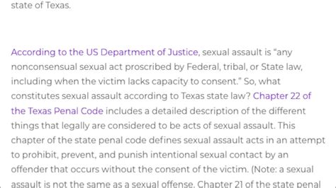 Sexual Assault Charges Texas An Overview Of Sexual Assault Charges Erskine Law Law Maverick