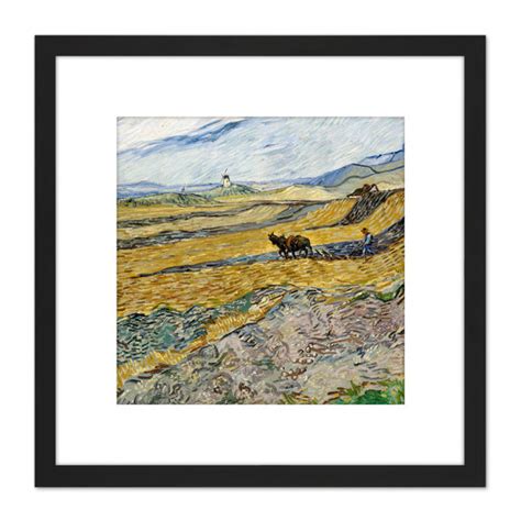 Brambly Cottage Van Gogh Enclosed Field Ploughman By Vincent Van Gogh