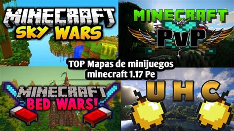 Top Mapas De Minijuegos Para Minecraft Pe Bedrock Youtube