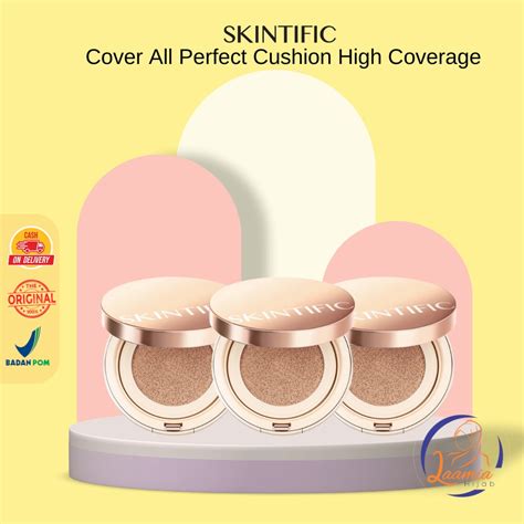 Jual Laamiahijab SKINTIFIC Cover All Perfect Cushion High Coverage