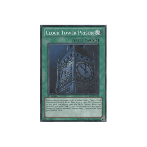 Yu Gi Oh Card Eoj En048 Clock Tower Prison Ultimate Rare