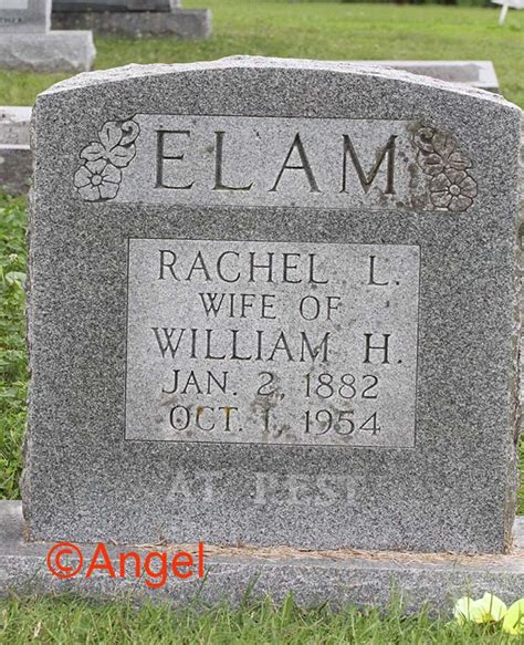 Rachel Lucinda Reid Elam M Morial Find A Grave