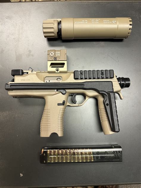 B T TP9 SBR COYOTE TAN TP9 SUPPRESSOR PACKAGE Optic Sold Separately