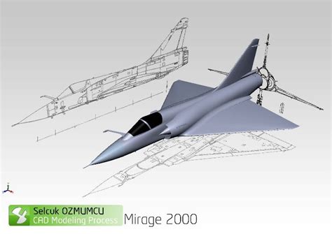 Aircraft Modeling Mirage2000 Cad Modeling Process