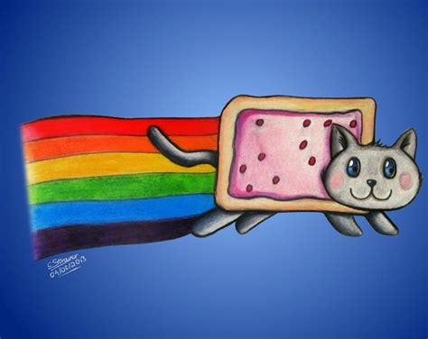 Nyan Cat Drawing by LethalChris on DeviantArt