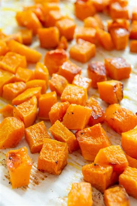 Roasted Butternut Squash Oven Baked Recipe Fifteen Spatulas