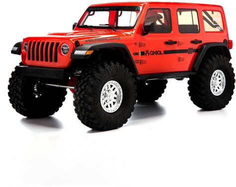 Axial Scx Iii Jeep Jlu Wrangler With Portals Rtr Orange Axial