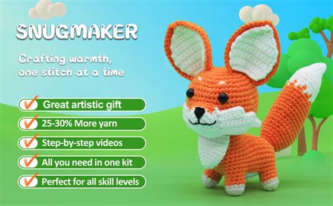 Amazon Snugmaker Crochet Kit For Beginners Crochet Starter Kit