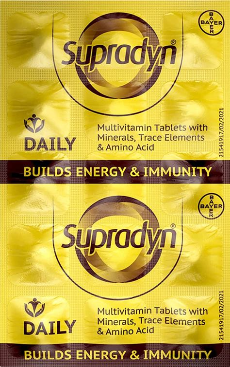 Buy Supradyn Daily Multivitamin Tablets 15s Online And Get Upto 60 Off