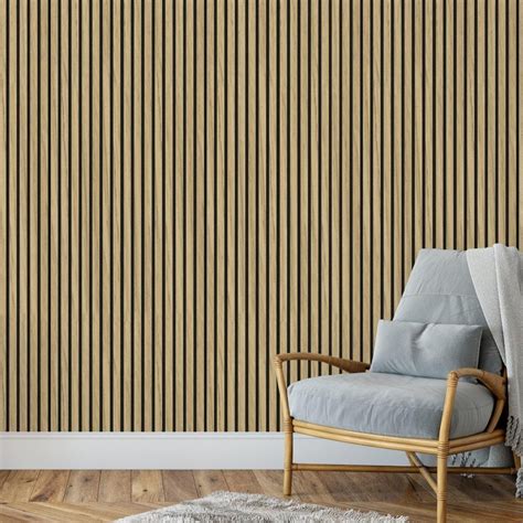 Wondawall™ Acoustic Slat Wall Panels Light Oak Free Delivery