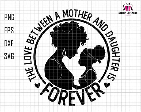 The Love Between A Mother And Daughter Is Forever Svg Mother Daughter